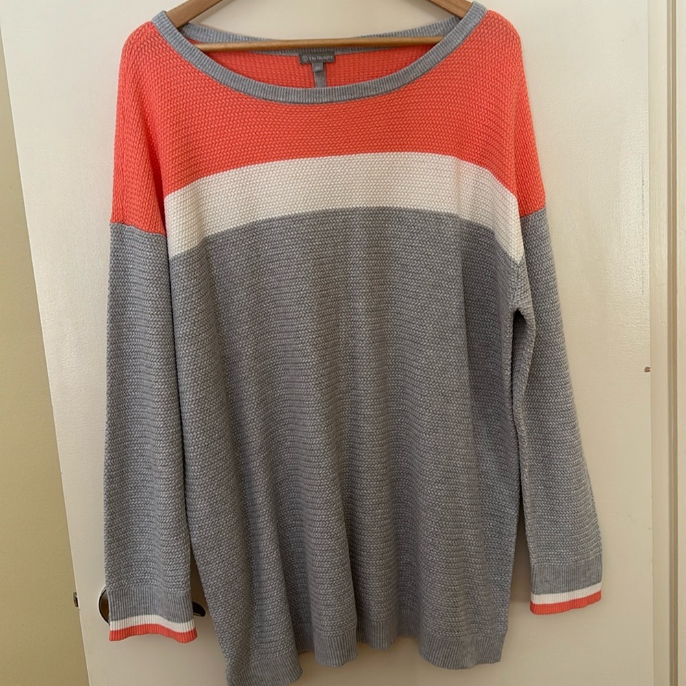T by Talbots size 3X Used no flaws Women’s beautiful classy sweater.